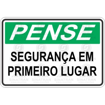 Segurança em primeiro lugar